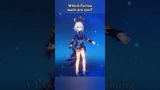 Which Furina main are you?  | #genshinimpact #qiqi #mona #neuvillette #aether
