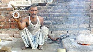 Metal Casting Process of the Poor Local Guy Using Sand Mold Technique