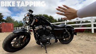 ASMR: Tapping On A Harley Davidson Motorcycle 