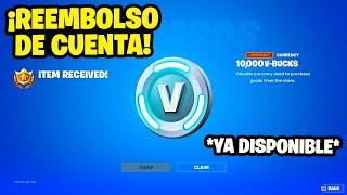 ¡REEMBOLSO de CUENTA GRATIS ya DISPONIBLE en FORTNITE! 