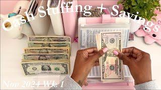$410 | Cash Envelope Stuffing | Nov 2024 | Single Mom