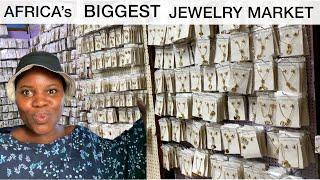 I Visited The BIGGEST JEWERY MARKET In Nigeria | WHERE TO BUY CHEAP JEWELRY THIS CHRISTMAS