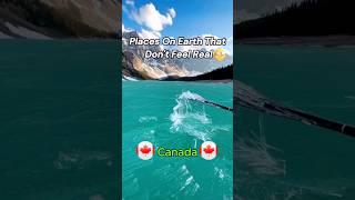 Places that don't feel real in Canada  #explore #canada #travel #adventure #nature #shorts #visit