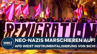 MAGDEBURG: Neo-Nazis marschieren nach Weihnachtsmarkt-Anschlag auf! AfD weist Kritik von sich!