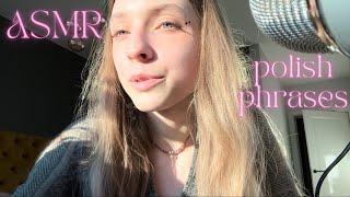 ASMR • polish phrases "lesson"  (soft spoken)