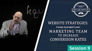 #9 Website Strategies: 4 ways to prepare your marketing team to increase conversion rates