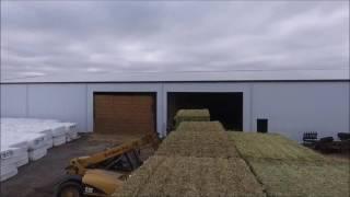 Loading Hay - Drone Video