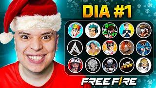 DIA 1TORNEO DE YOUTUBERS FREE FIREDONATO - TINCA - DEJAVU - LUAY - CUÑADO * FELICES FIESTAS *