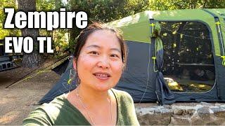 Zempire EVO TL I AIR TENT TOUR & HONEST REVIEW: UNEDITED DEFLATE AND PACK AWAY PROCESS