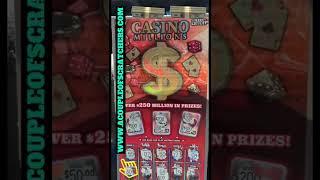 CASINO MILLIONS!! BIGZEROS & MULTIPLIER!! TEXAS LOTTERY BIG WIN & HUGE PROFIT. #shorts