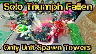 New Fallen Mode with Only Unit Spawn Towers Roblox Tower Defense Simulator