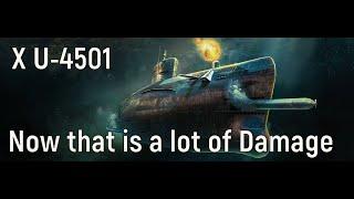 World of Warships - U-4501 Replay, now that is a lot of Damage