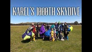 Karel’s 1000th Jump at Skydive Euroa