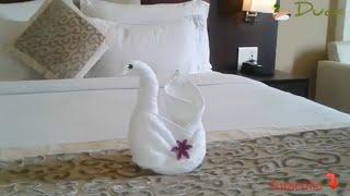 Duck Towel Folding | How To Make Towel Duck Origami |Swan Towel Design|#mrgariya #towelfolding