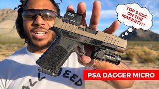 PSA DAGGER MICRO REVIEW || Best EDC pistol on the market???