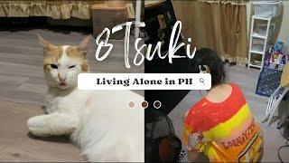 life of a female living in a ₱4500/month apartment, breakfast, household chores | silent vlog