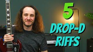 5 bekannte Drop-D Gitarren-Riffs die Du kennen solltest - Mit Tabs!