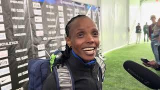 Beatrice Chebet 28:54 World Record 10,0000m-  says she wants to double in Paris