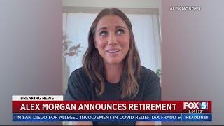 San Diego Wave FC star Alex Morgan announces retirement