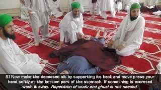 Method of performing ghusl on a deceased body / ghusl ka tareeqa