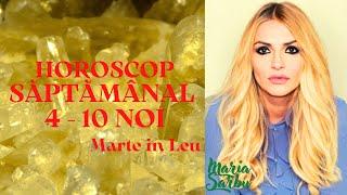 Horoscop saptamanal 4 - 10 Noi, Marte Leu, Previziuni Maria Sarbu, astrologie, Predictii, previziuni