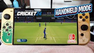 Cricket 24 Nintendo Switch Handheld Mode Gameplay