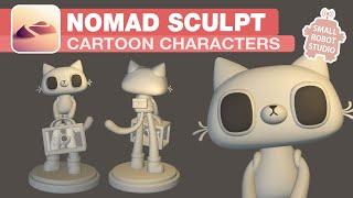 Nomad Sculpt: Cartoon Characters Workflow