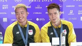 Malaysia's Aaron Chia & Soh Wooi Yik on another Olympic bronze after Tokyo 2020｜Badminton｜Paris 2024