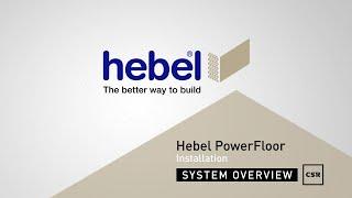 Hebel PowerFloor - System Overview