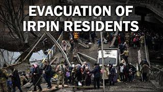 Irpin after the shelling. Evacuation of the population | Ukrainian witness