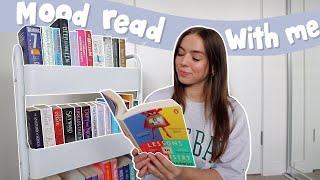 mood read with me!  *reading vlog*