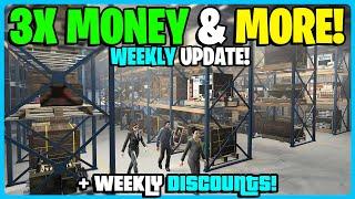 GTA 5 Online Weekly Update! 3X Money & More!