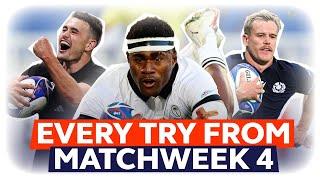 Every Rugby World Cup 2023 try from the Matchweek 4!