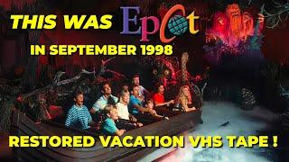 Restored Disney World VHS Vacation Tape: Visiting EPCOT on September 30th 1998 (HD 60FPS)