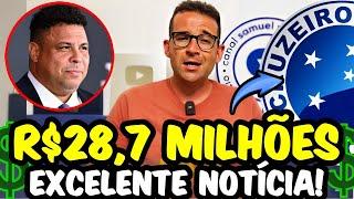 INACREDITÁVEL! VALOR MILIONÁRIO! VAI ENCHER OS COFRES DA RAPOSA! CONFIRA! NOTICIAS DO CRUZEIRO HOJE