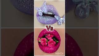 purple look vs pink look  #ytshorts