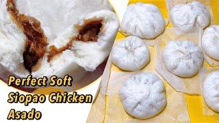 Perfect Soft Siopao Chicken Asado Recipe |Steam Buns