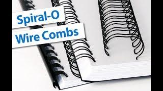 Spiral-O Wire Binding Comb Overview | Binding101