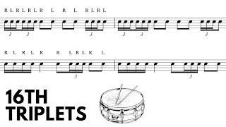 16th Triplets | Interactive Snare Drum Reading Exercise