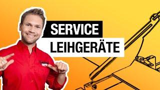 SERVICE - Leihgeräte und Zubehör für Laminat, Vinyl und Parkett Verlegung