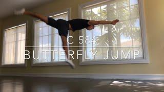 How to Butterfly jump | Tutorial | aerobic gymnastics