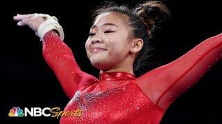 Suni Lee redeems tough day with incredible floor routine at worlds | NBC Sports