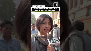 UP: SP MP Dimple Yadav questions BJP’s intentions on Sambhal