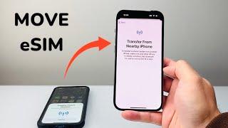 How To Move eSIM From Old iPhone To New iPhone