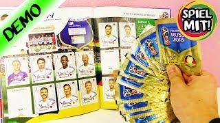 2018 PANINI STICKER ALBUM WM - Kaan packt 60 Sticker aus! Ramos, Messi und legendäre Sticker