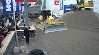 Bauma 2013, Komatsu /Topcon  intelligent MC demo