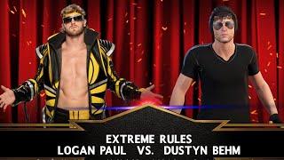 WWE 2K22 Dustyn Behm Nova-Kane vs Logan Paul