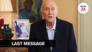 FULL SPEECH | FW de Klerk's message from beyond the grave