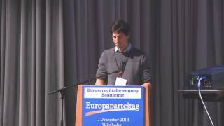 José Carlos Soto, LaRouche Movement, Spain (English)