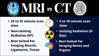 MRI vs CT Scan (What’s the Difference?) Radiation, Cancer, Imaging Methods, and More!